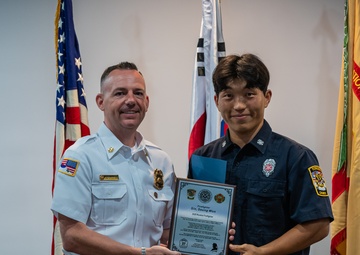 Camp Casey DES graduation