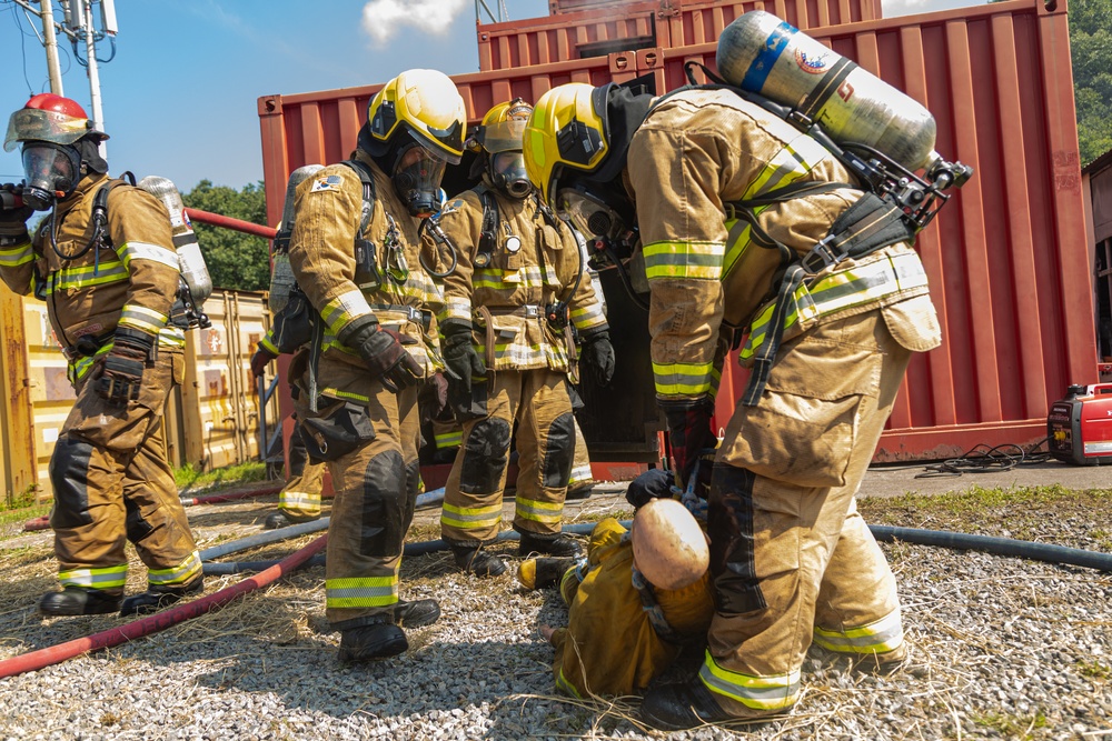 Camp Casey DES Live Burn Training