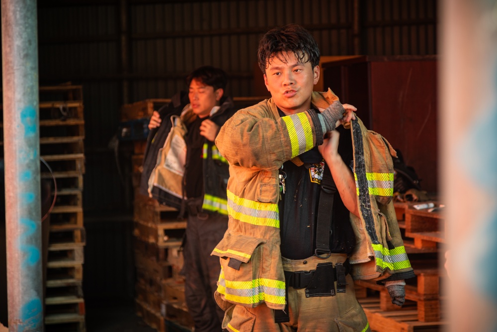 Camp Casey DES Live Burn Training