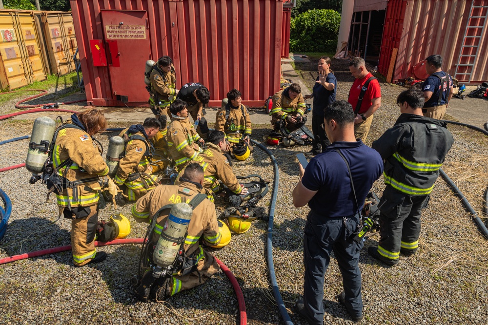 Camp Casey DES Live Burn Training