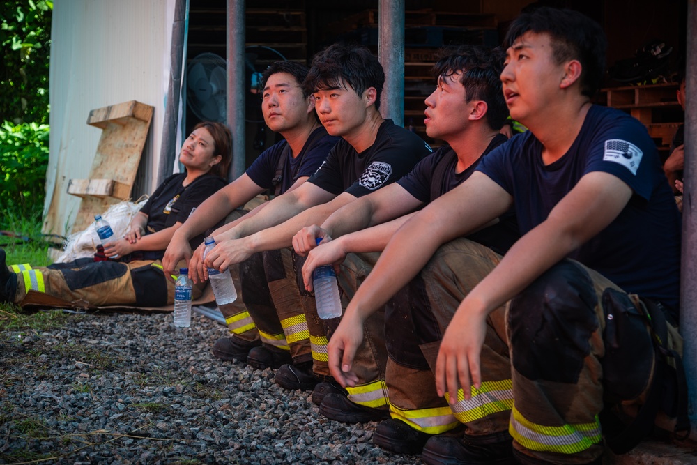 Camp Casey DES Live Burn Training