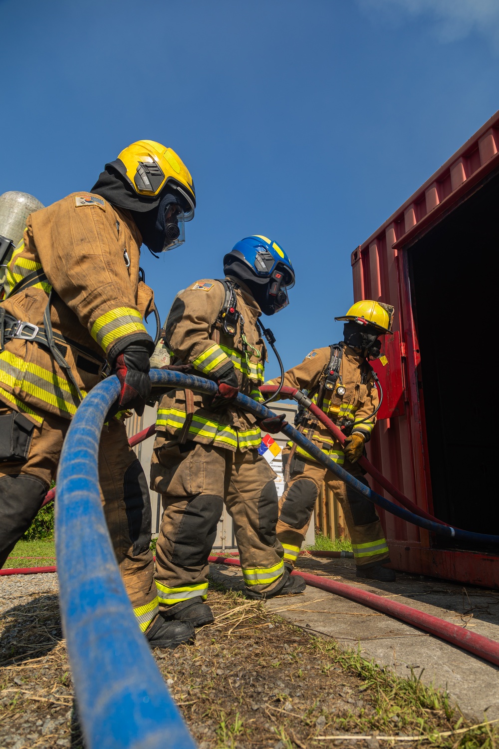 Camp Casey DES Live Burn Training