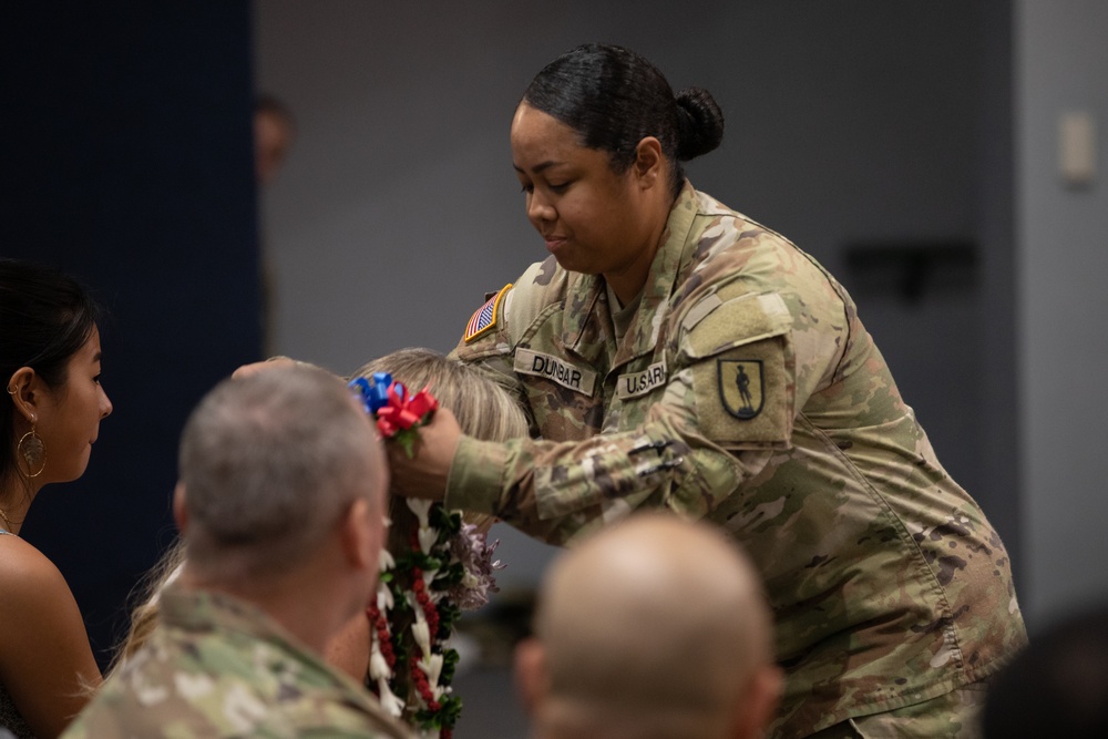 298th Muti-Functional Training Regiment Change of Command Ceremony