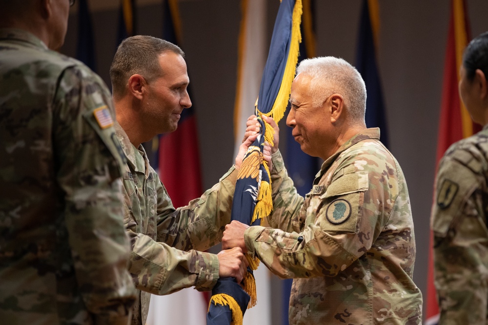 298th Muti-Functional Training Regiment Change of Command Ceremony