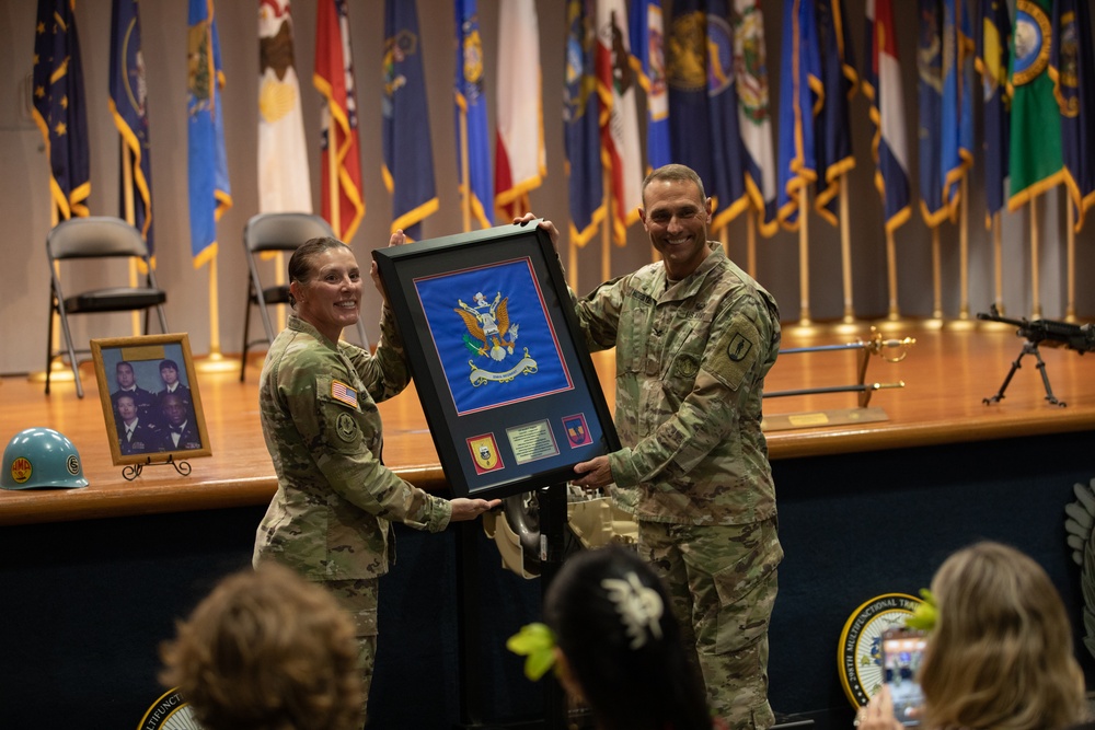 298th Muti-Functional Training Regiment Change of Command Ceremony