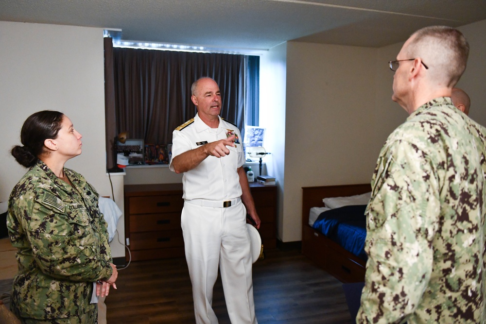 Shore Boss Inspects Barracks at NSA Bethesda, Reaffirms Commitment to Sailor Quality of Service