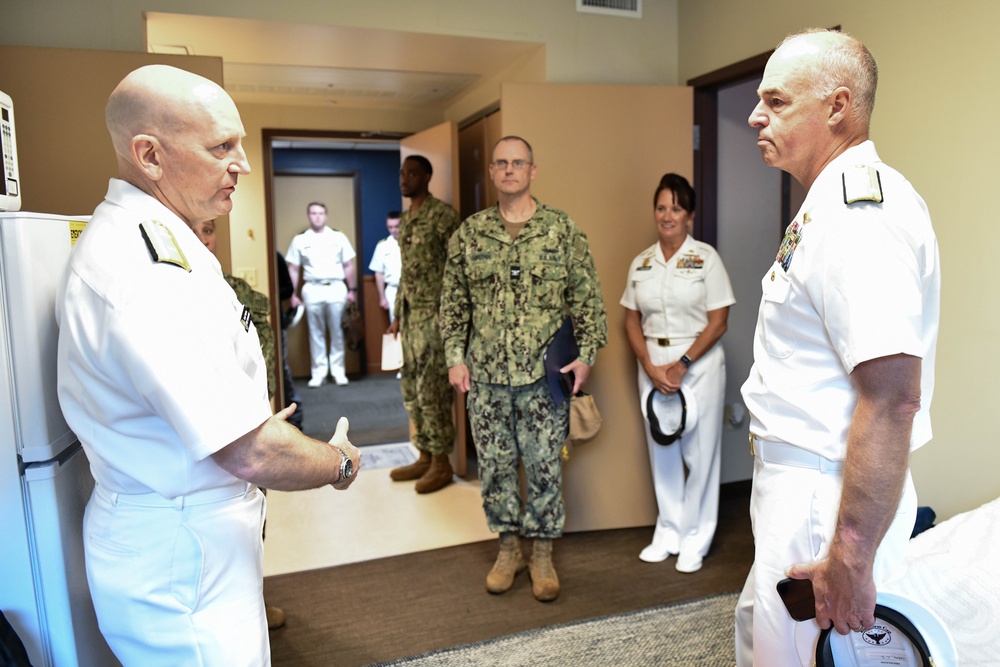 Shore Boss Inspects Barracks at NSA Bethesda, Reaffirms Commitment to Sailor Quality of Service