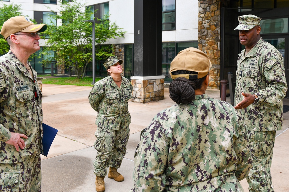 Shore Boss Inspects Barracks at NSA Bethesda, Reaffirms Commitment to Sailor Quality of Service