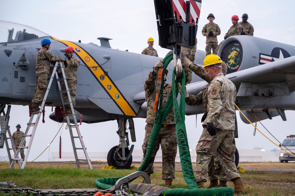 A-10 Thunderbolt II Roundabout Installation