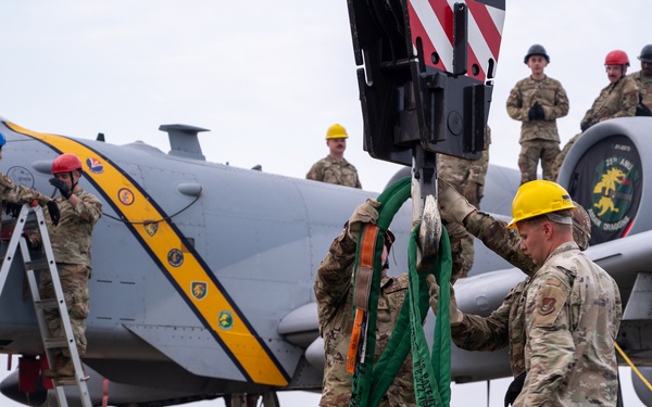 A-10 Thunderbolt II Roundabout Installation