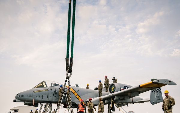 A-10 Thunderbolt II Roundabout Installation