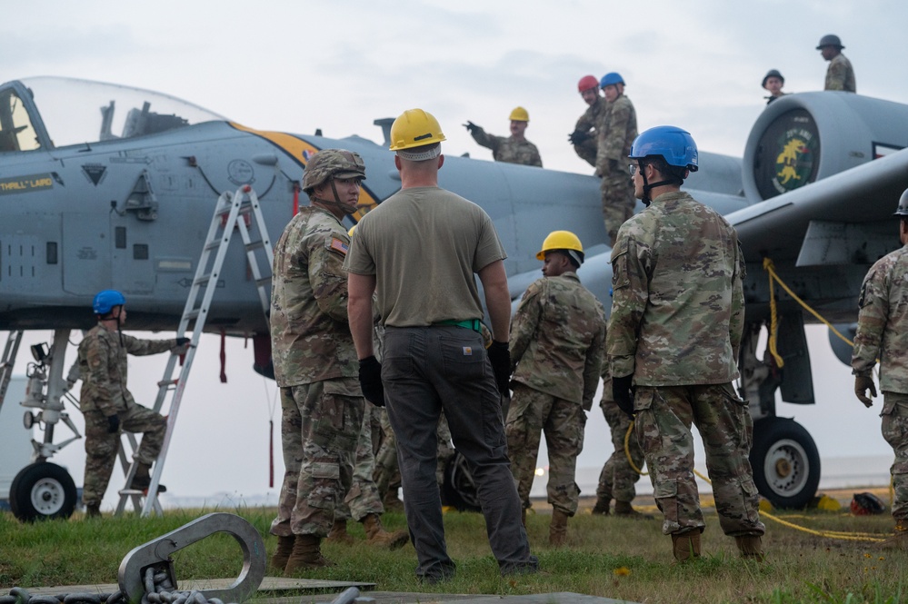 A-10 Thunderbolt II Roundabout Installation