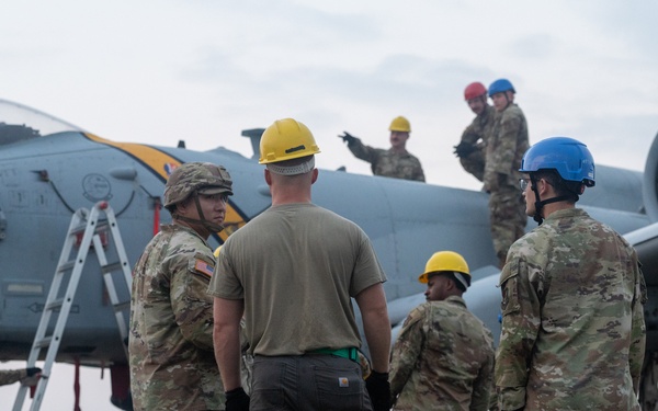 A-10 Thunderbolt II Roundabout Installation