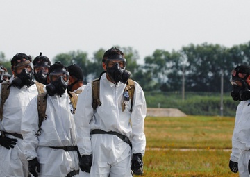 2ID condutcts Aircraft Decontamination training on Camp Humphreys.