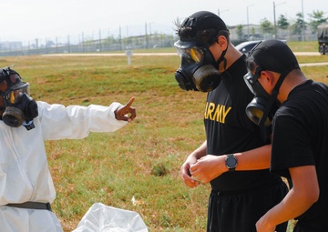 2ID condutcts Aircraft Decontamination training on Camp Humphreys.