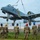 A-10 Thunderbolt II Traffic Circle Installation