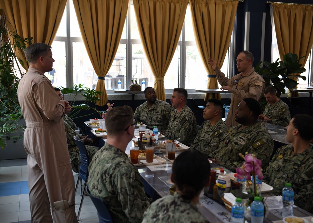 CNREURAFCENT Makes First Visit to NSA Bahrain