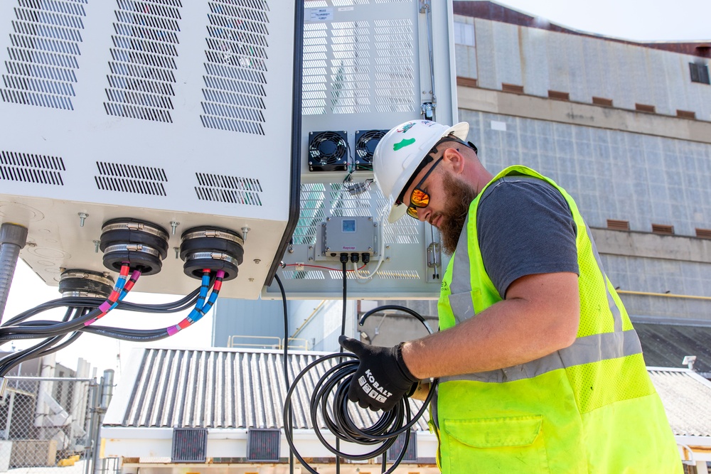 NNSY Installing 10 New Cell Phone Towers Across Base