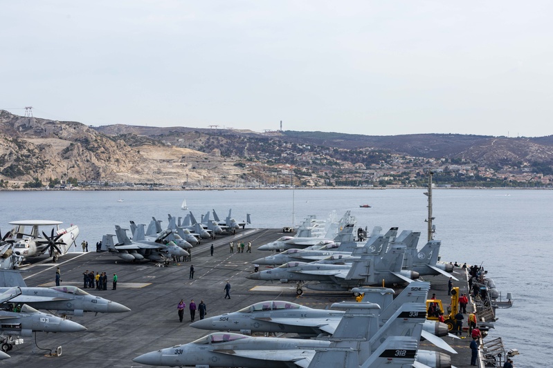USS Gerald R. Ford and USS Winston S. Churchill Arrive in Marseille, France