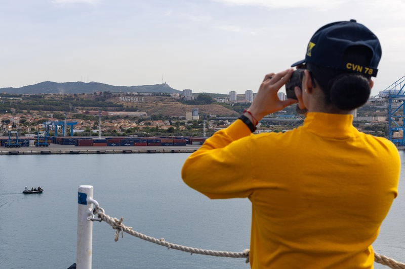 USS Gerald R. Ford (CVN 78) Arrives in Marseille, France