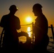 BMSA Dewan Henry and BM3 Collin Garey set a mooring line on the foc'sle
