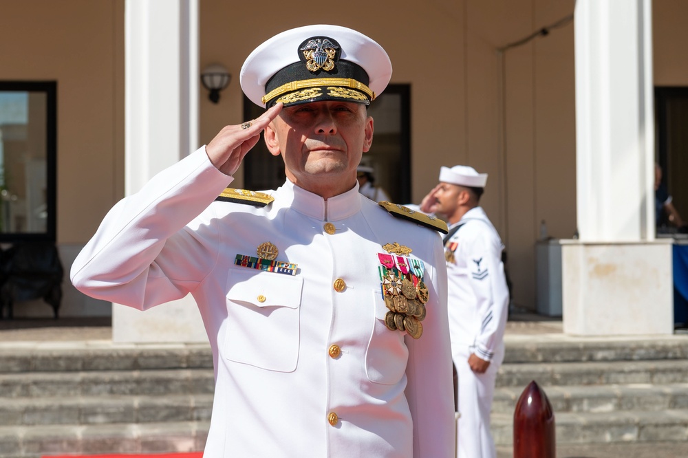 Olsen Takes Command of NAVFAC EURAFCENT, Emphasizes Collaboration, Innovation