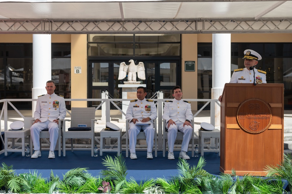 Olsen Takes Command of NAVFAC EURAFCENT, Emphasizes Collaboration, Innovation