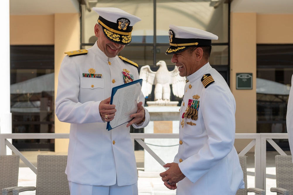 Olsen Takes Command of NAVFAC EURAFCENT, Emphasizes Collaboration, Innovation