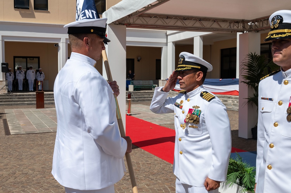 Olsen Takes Command of NAVFAC EURAFCENT, Emphasizes Collaboration, Innovation