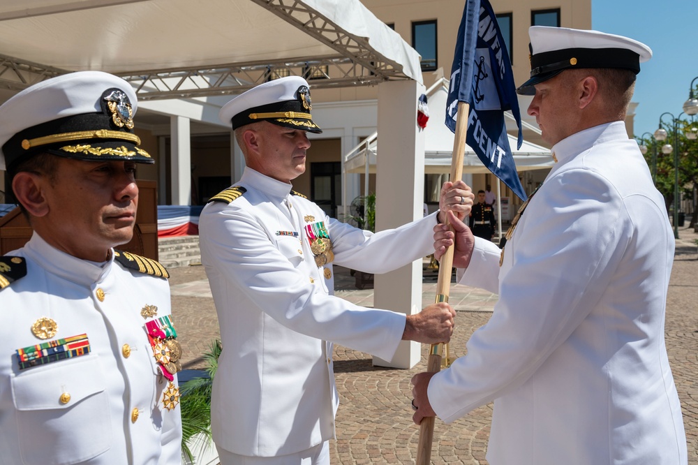 Olsen Takes Command of NAVFAC EURAFCENT, Emphasizes Collaboration, Innovation