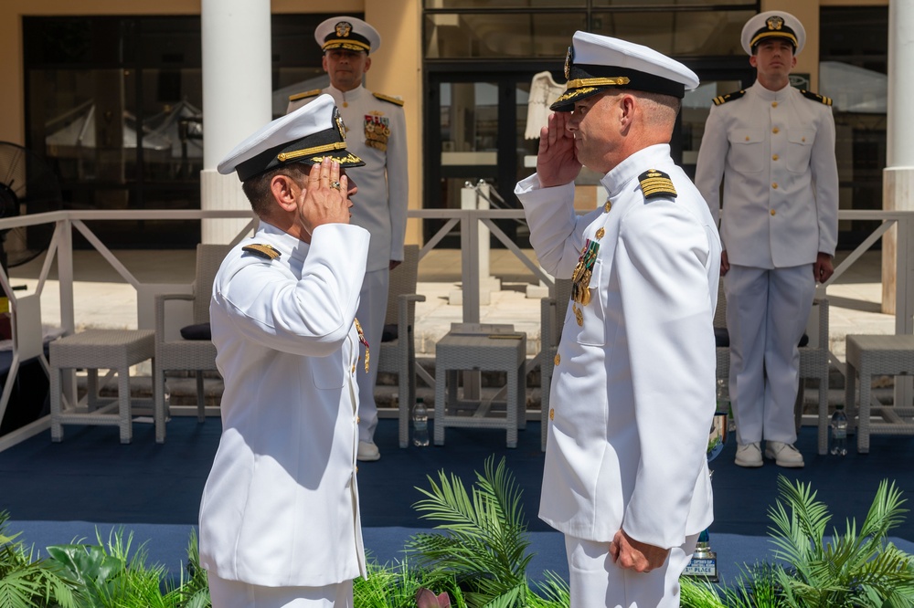 Olsen Takes Command of NAVFAC EURAFCENT, Emphasizes Collaboration, Innovation