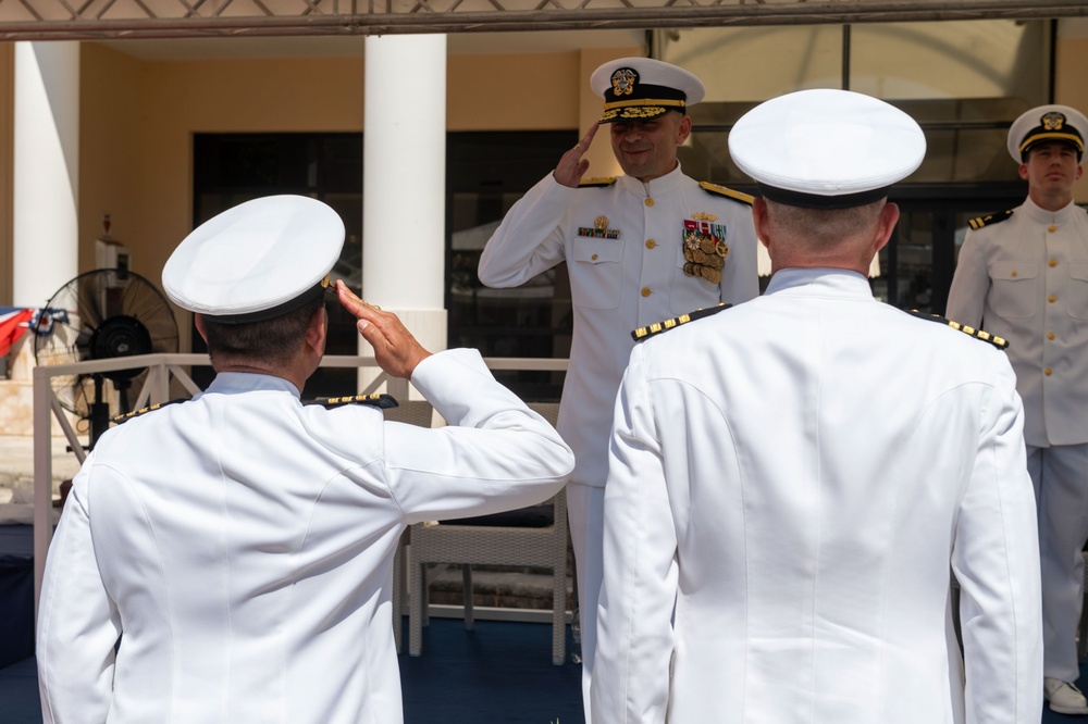 Olsen Takes Command of NAVFAC EURAFCENT, Emphasizes Collaboration, Innovation