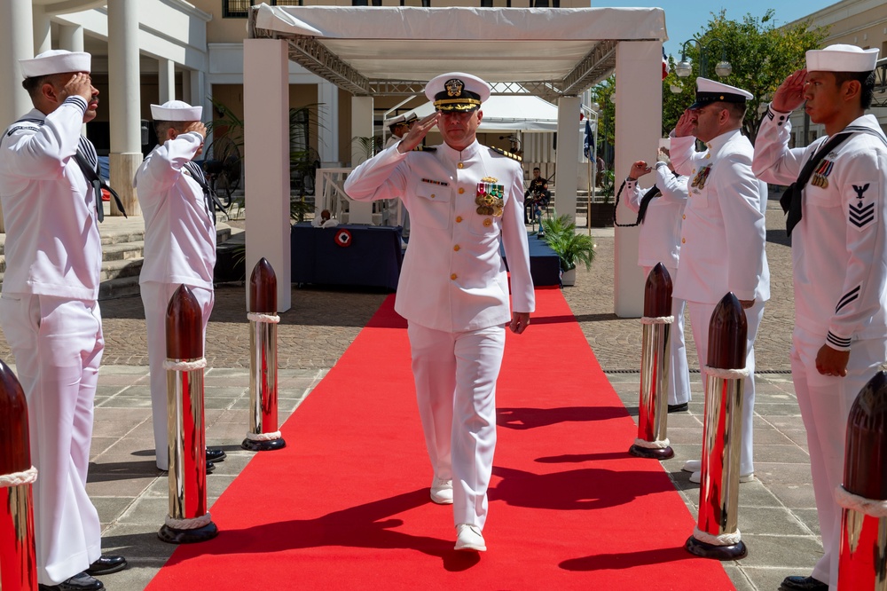 Olsen Takes Command of NAVFAC EURAFCENT, Emphasizes Collaboration, Innovation