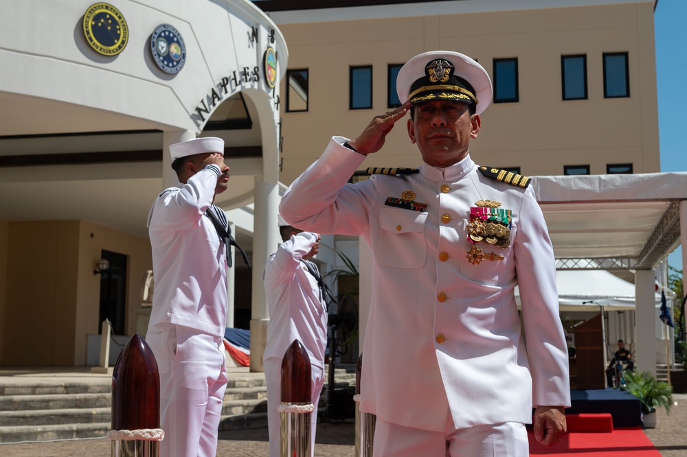 Olsen Takes Command of NAVFAC EURAFCENT, Emphasizes Collaboration, Innovation
