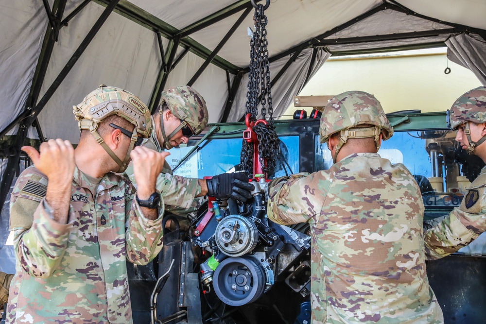 Caribbean Thunder field maintenance team
