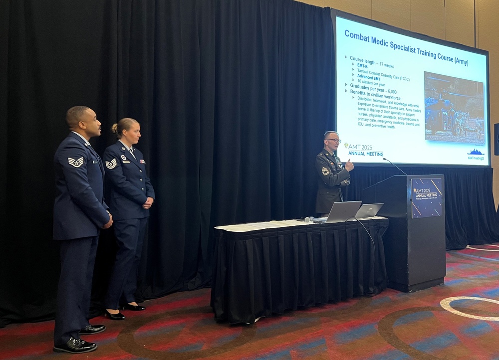 Team METC Highlights Military Medic Training at AMT Annual Meeting