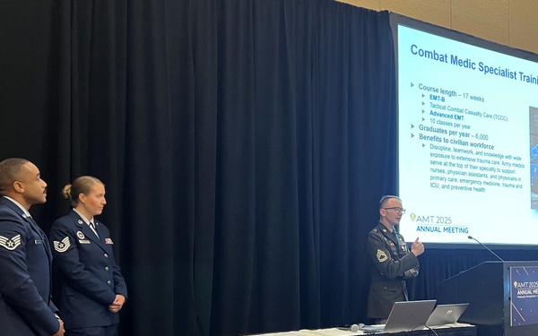 Team METC Highlights Military Medic Training at AMT Annual Meeting