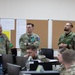 Polish Officer Leads Engineer Operations Brief During Multinational CPX