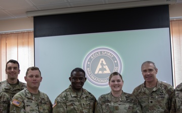 122nd and 560th Soldiers Coordinate Operations at Agile Spirit 25