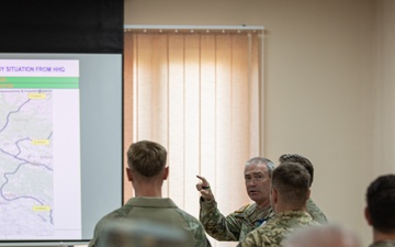 Division Commander Leads Multinational CUB Brief at Agile Spirit 25