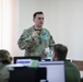 Lithuanian Officer Provides Operational Guidance to Multinational Staff