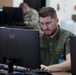 Polish Soldier Supports Higher Control Cell During Command Post Exercise