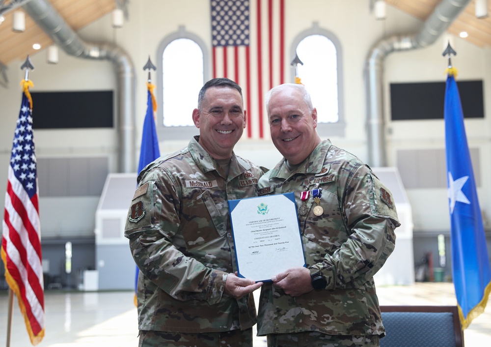 Chief Master Sergeant John Gasiorek Retirement