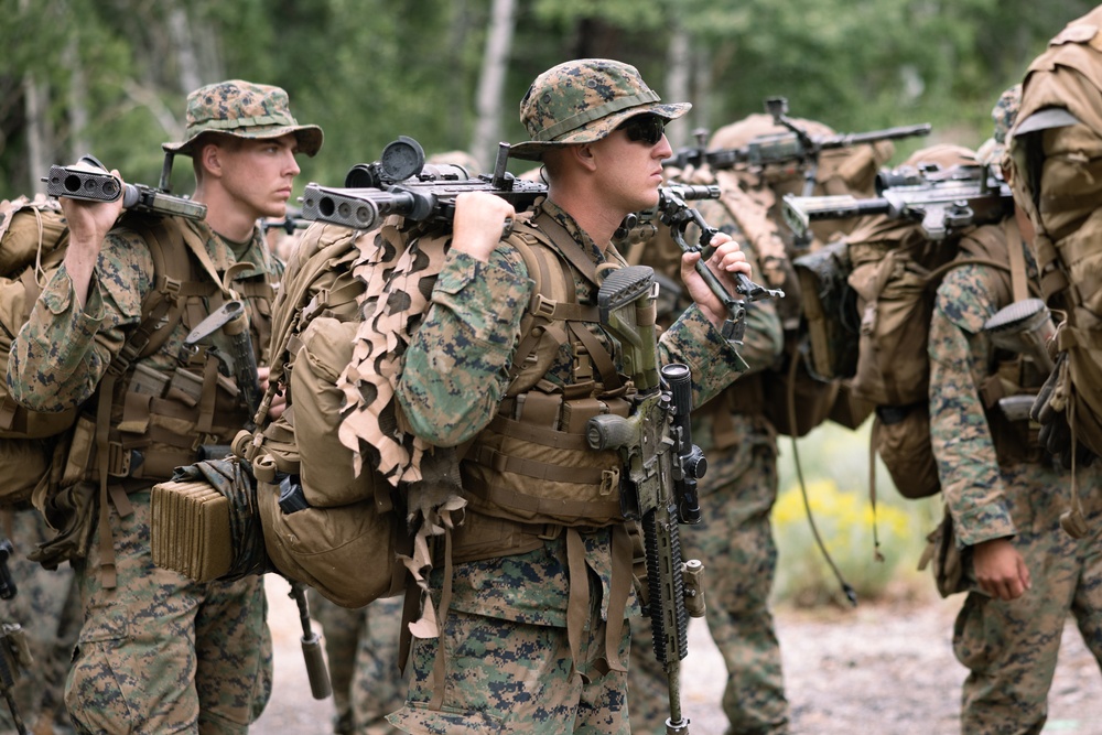 1st Bn., 5th Marines begin MTX 4-25 with conditioning hike   
