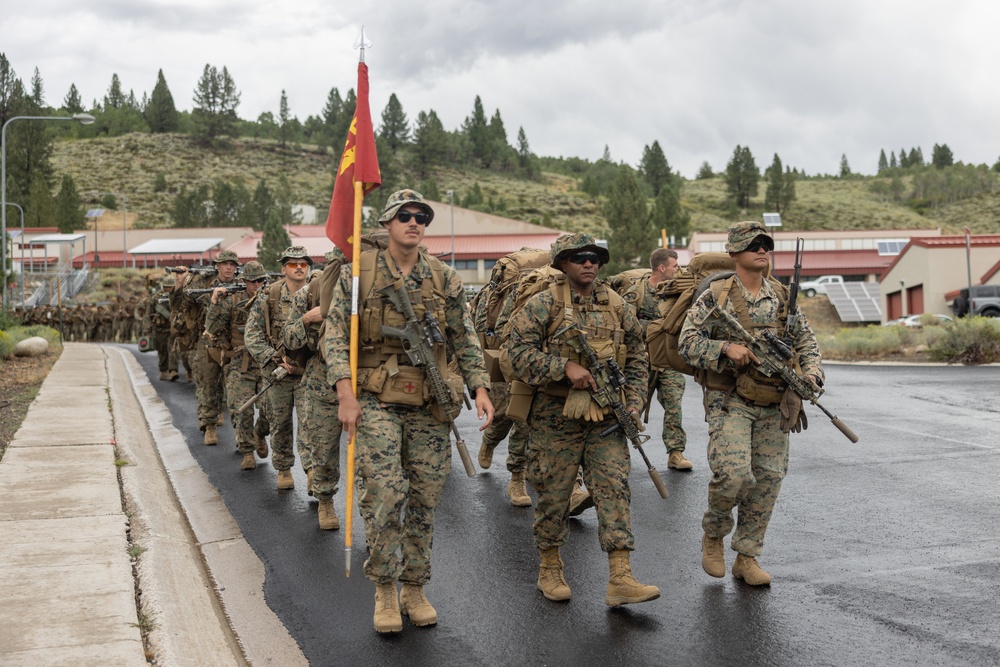 1st Bn., 5th Marines begin MTX 4-25 with conditioning hike   