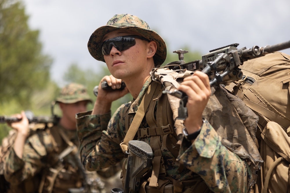 1st Bn., 5th Marines begin MTX 4-25 with conditioning hike   