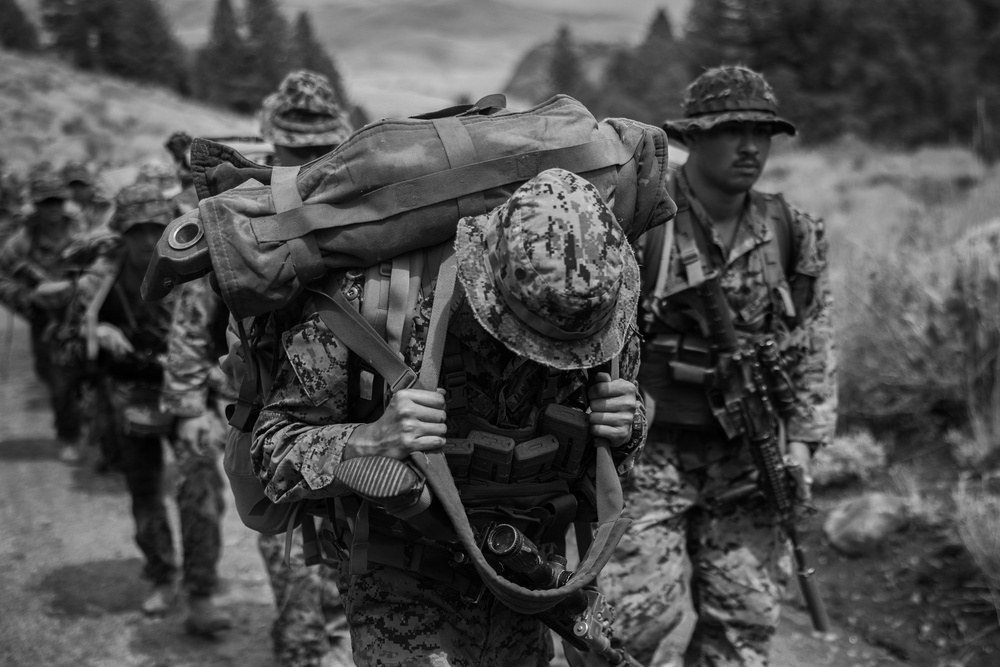 1st Bn., 5th Marines begin MTX 4-25 with conditioning hike   