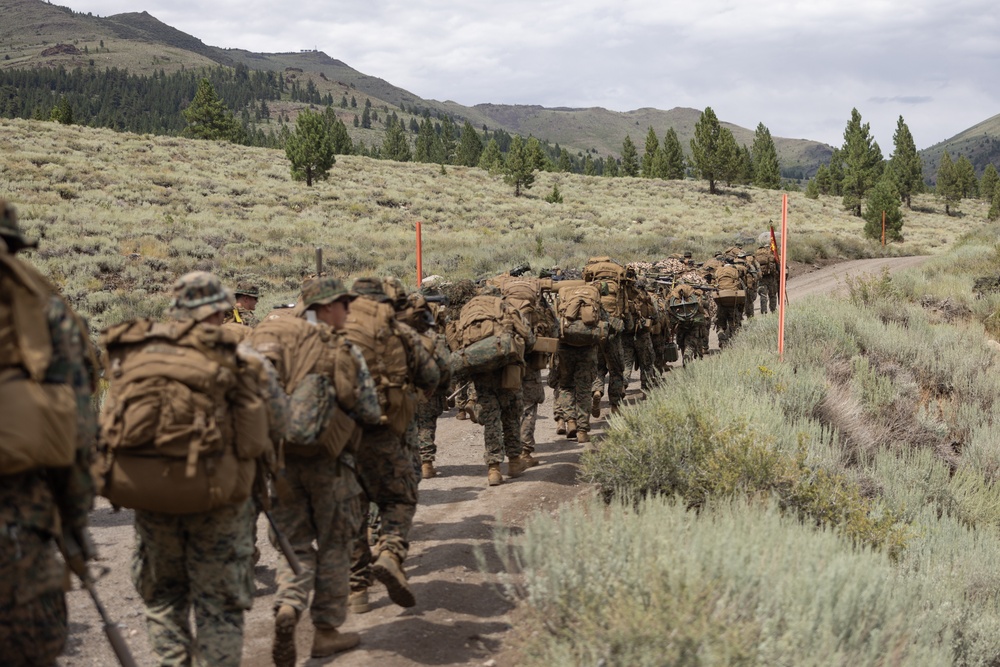 1st Bn., 5th Marines begin MTX 4-25 with conditioning hike 