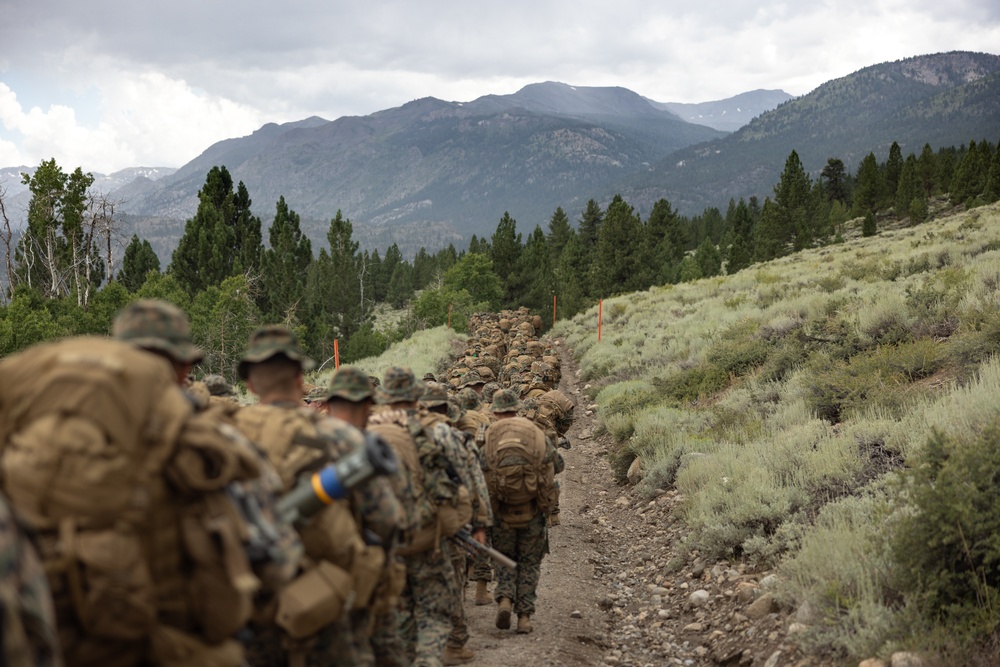 1st Bn., 5th Marines begin MTX 4-25 with conditioning hike   