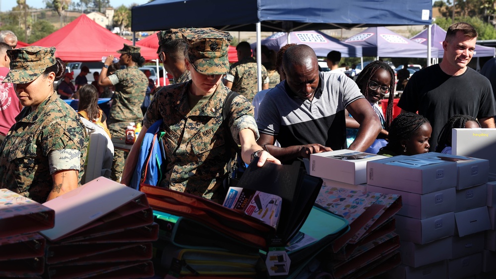 11th MEU and 1st MLG Back-to-School Event